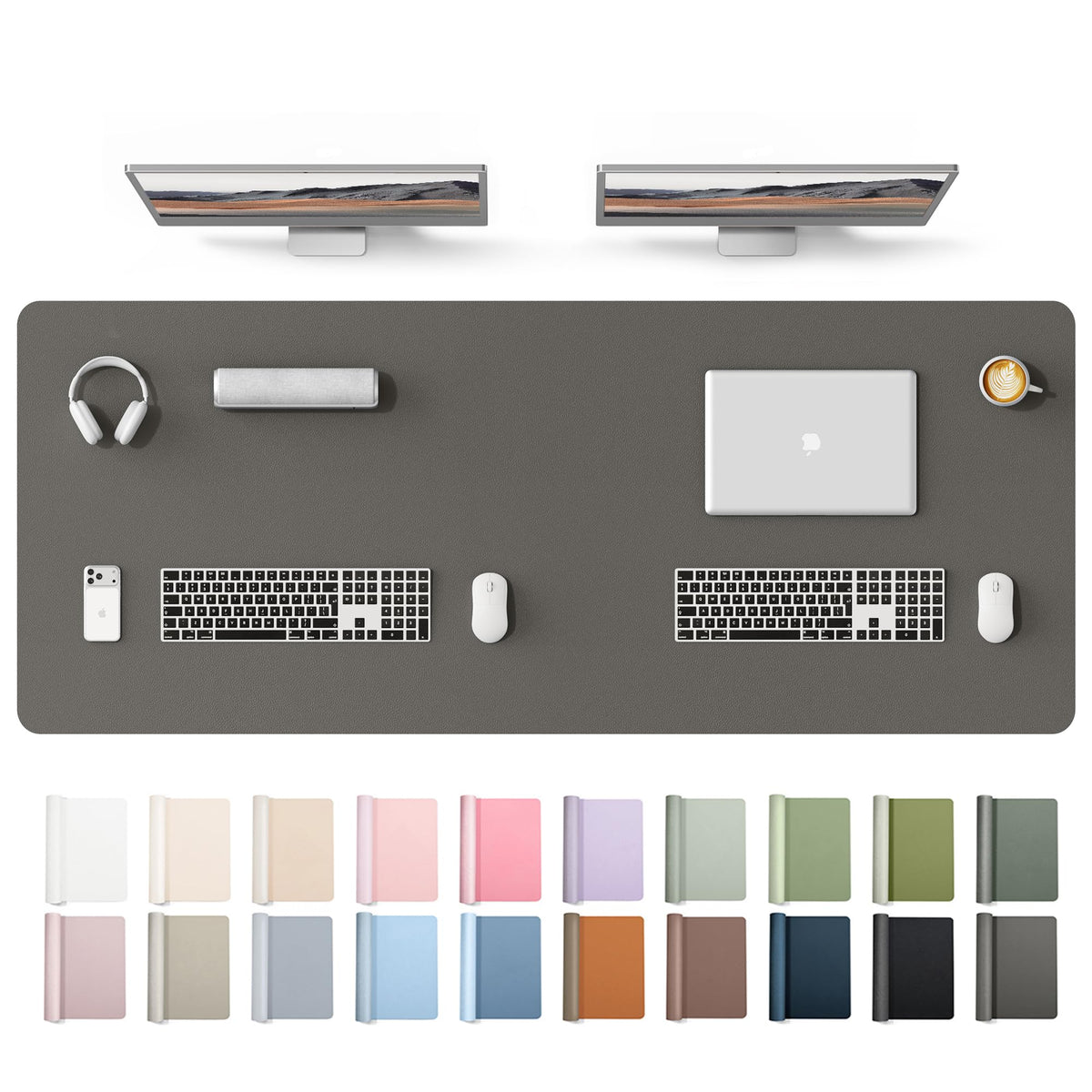 Waterproof PU Leather Desk Mat