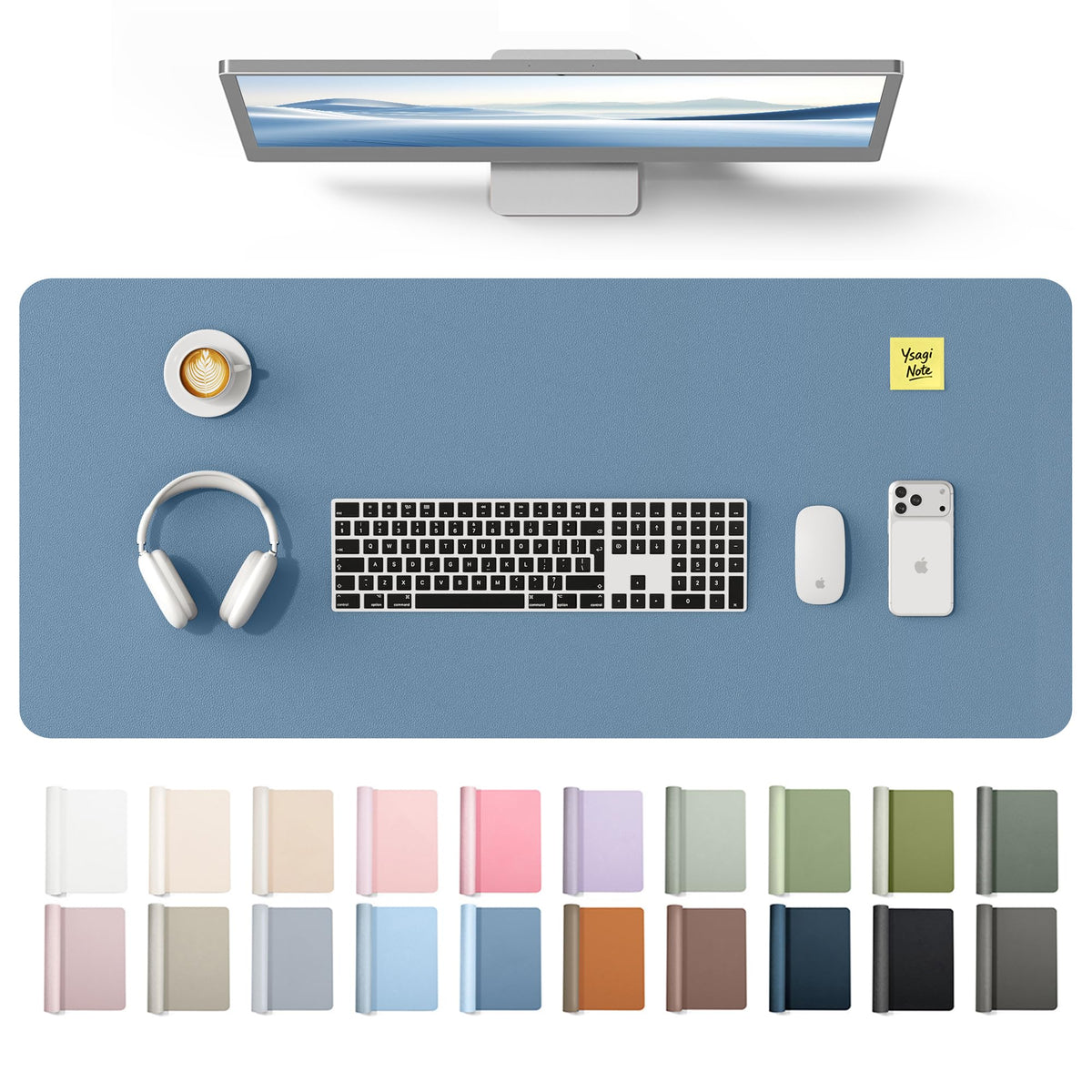Waterproof PU Leather Desk Mat