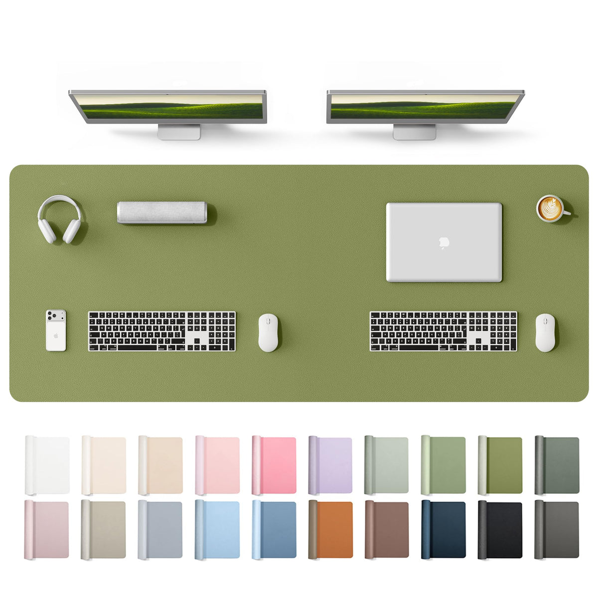 Waterproof PU Leather Desk Mat