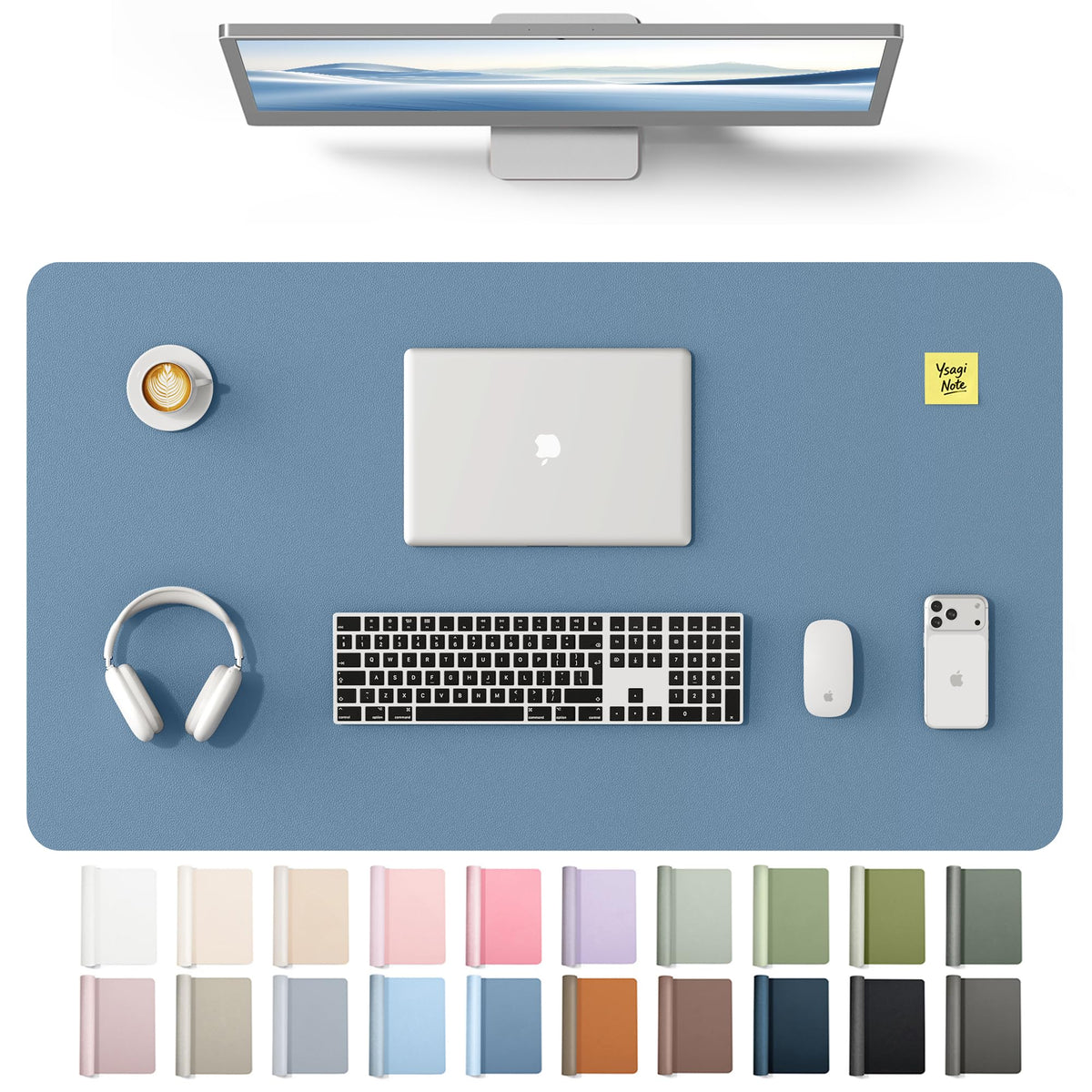 Waterproof PU Leather Desk Mat