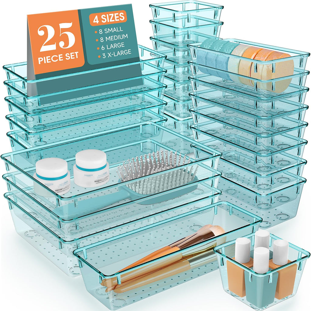 25-Piece Drawer Organizer Set