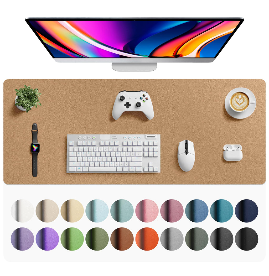Non-Slip PU Leather Desk Mat