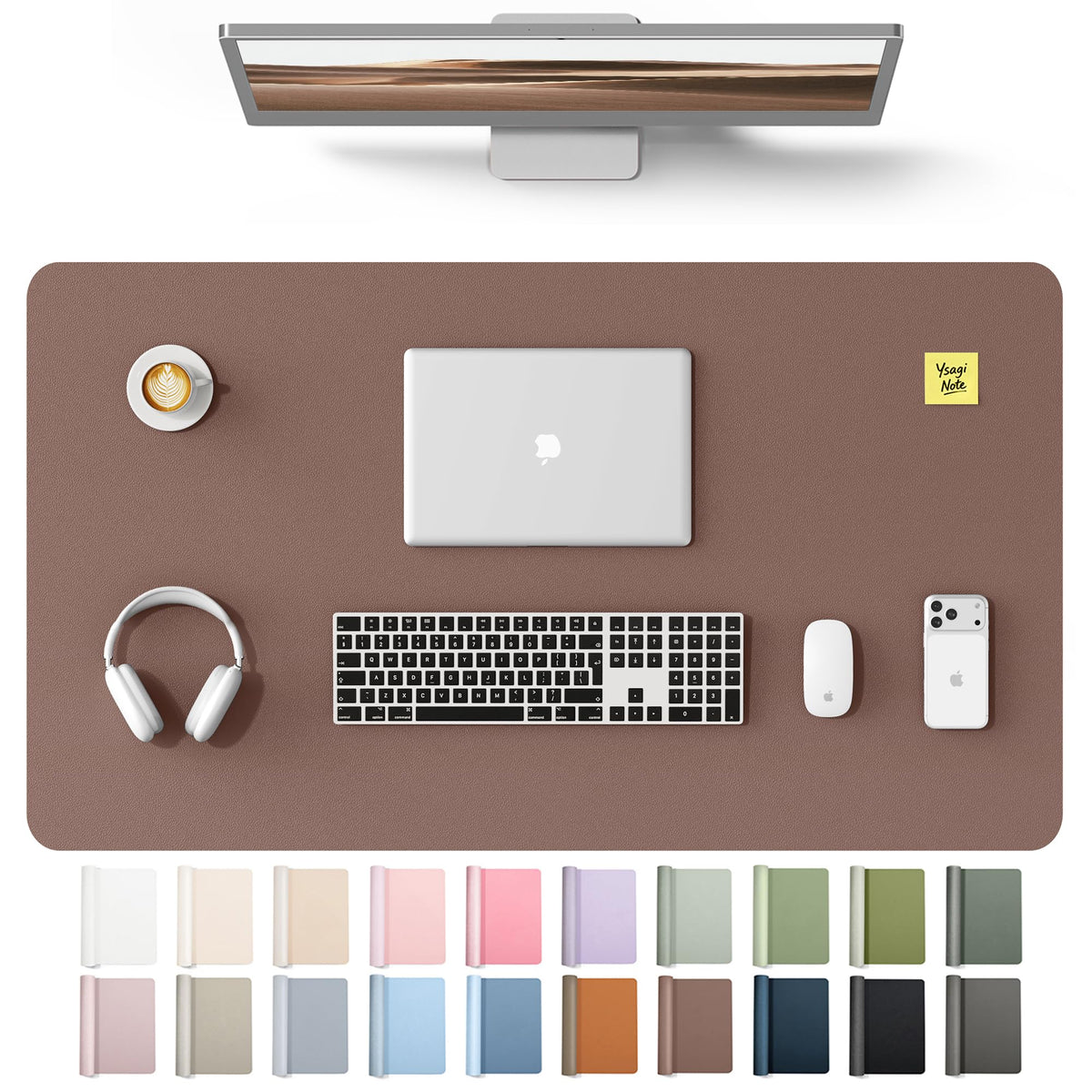 Waterproof PU Leather Desk Mat