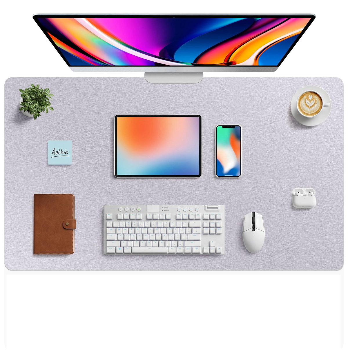 Non-Slip PU Leather Desk Mat