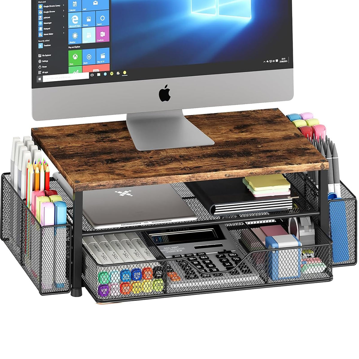 Monitor Riser with Drawer