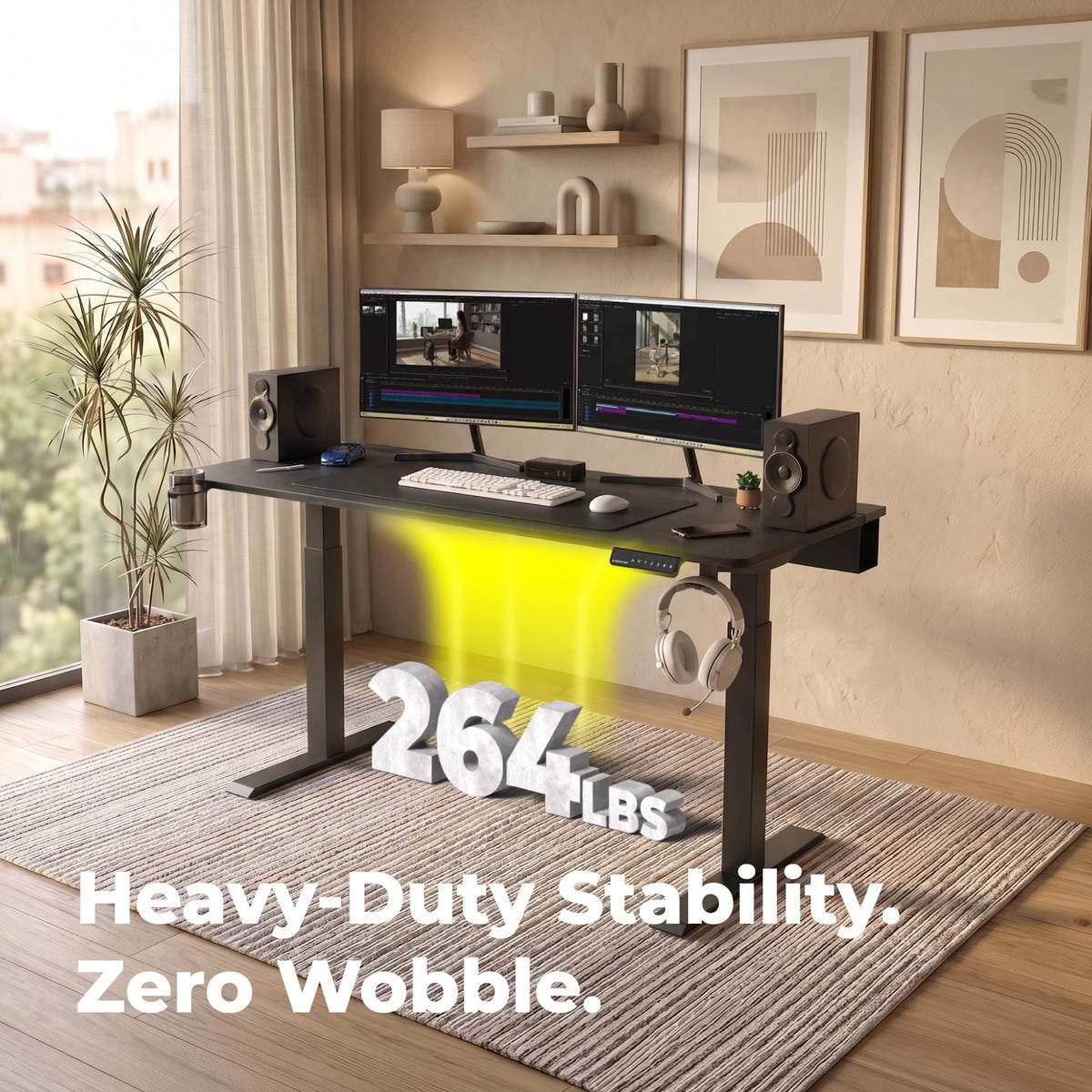 Dual-Motor Electric Standing Desk