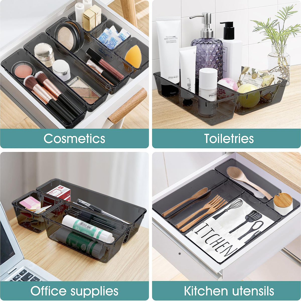 25-Piece Drawer Organizer Set