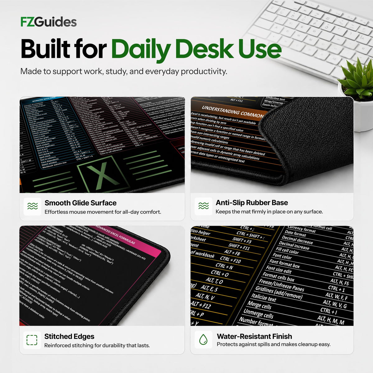 Shortcut Reference Desk Mat