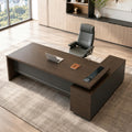 71-Inch L-Shaped Executive Desk