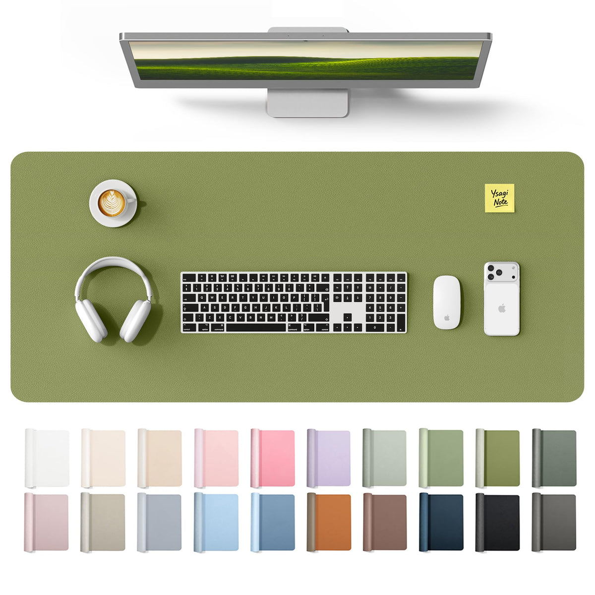 Waterproof PU Leather Desk Mat