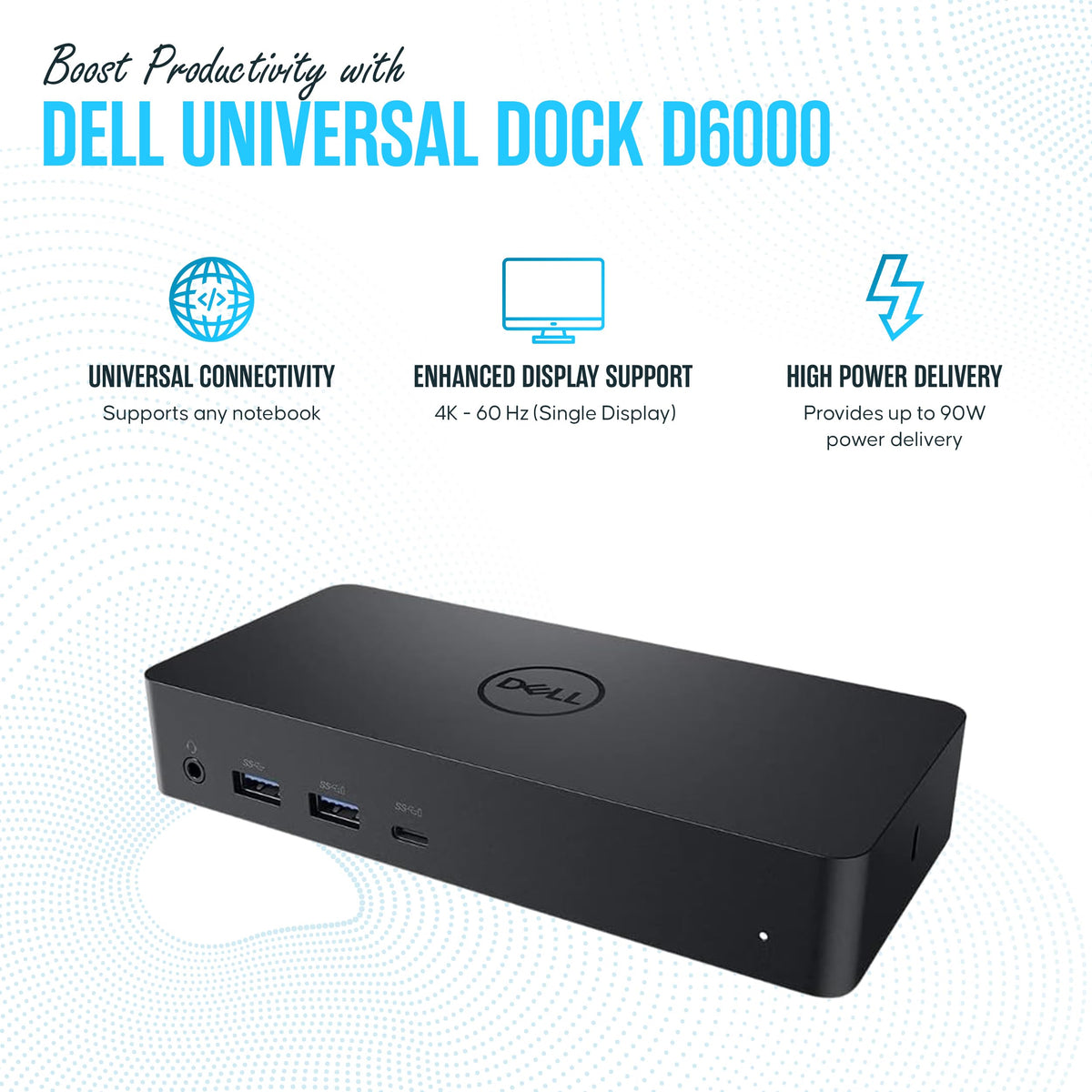 Universal USB-C Dual Monitor Dock