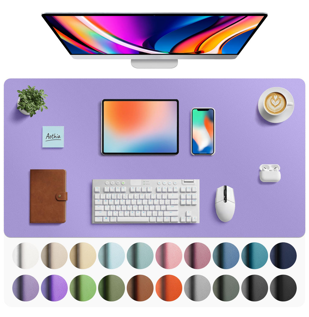 Non-Slip PU Leather Desk Mat