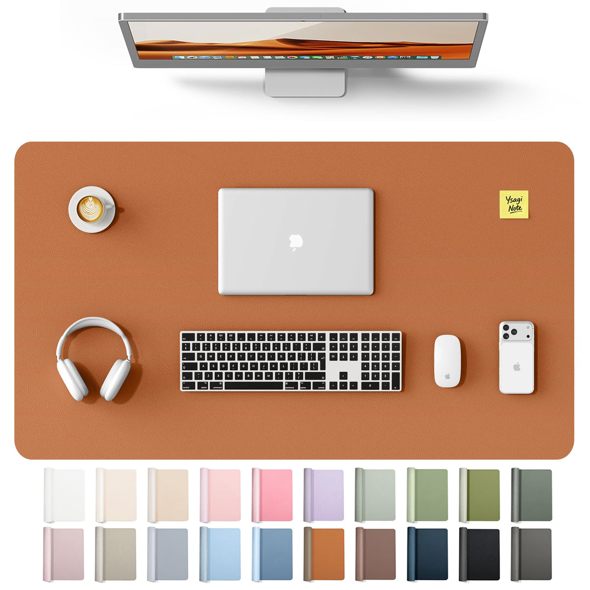 Waterproof PU Leather Desk Mat