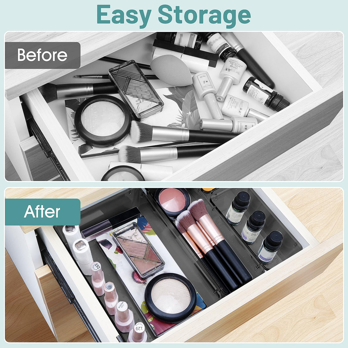 25-Piece Drawer Organizer Set