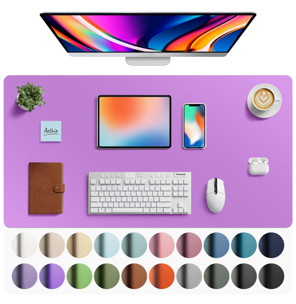 Non-Slip PU Leather Desk Mat