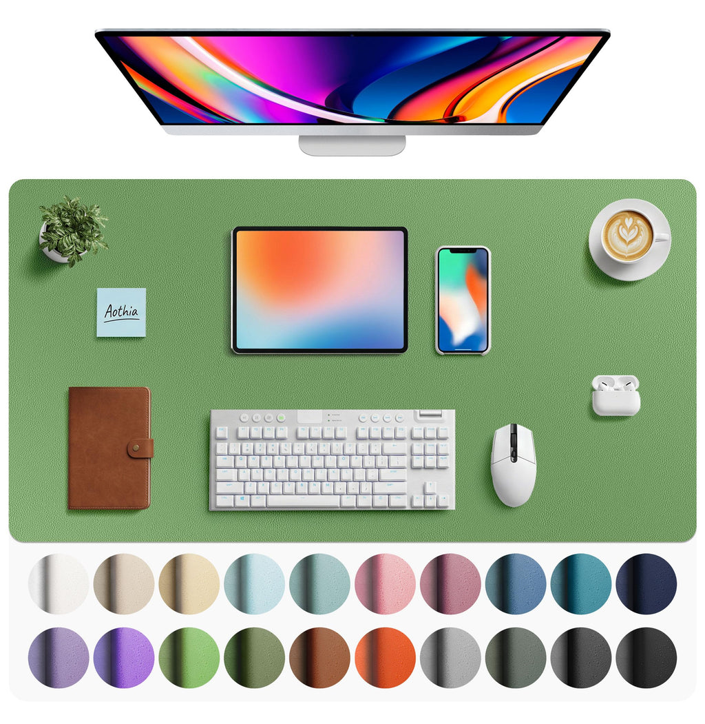 Non-Slip PU Leather Desk Mat