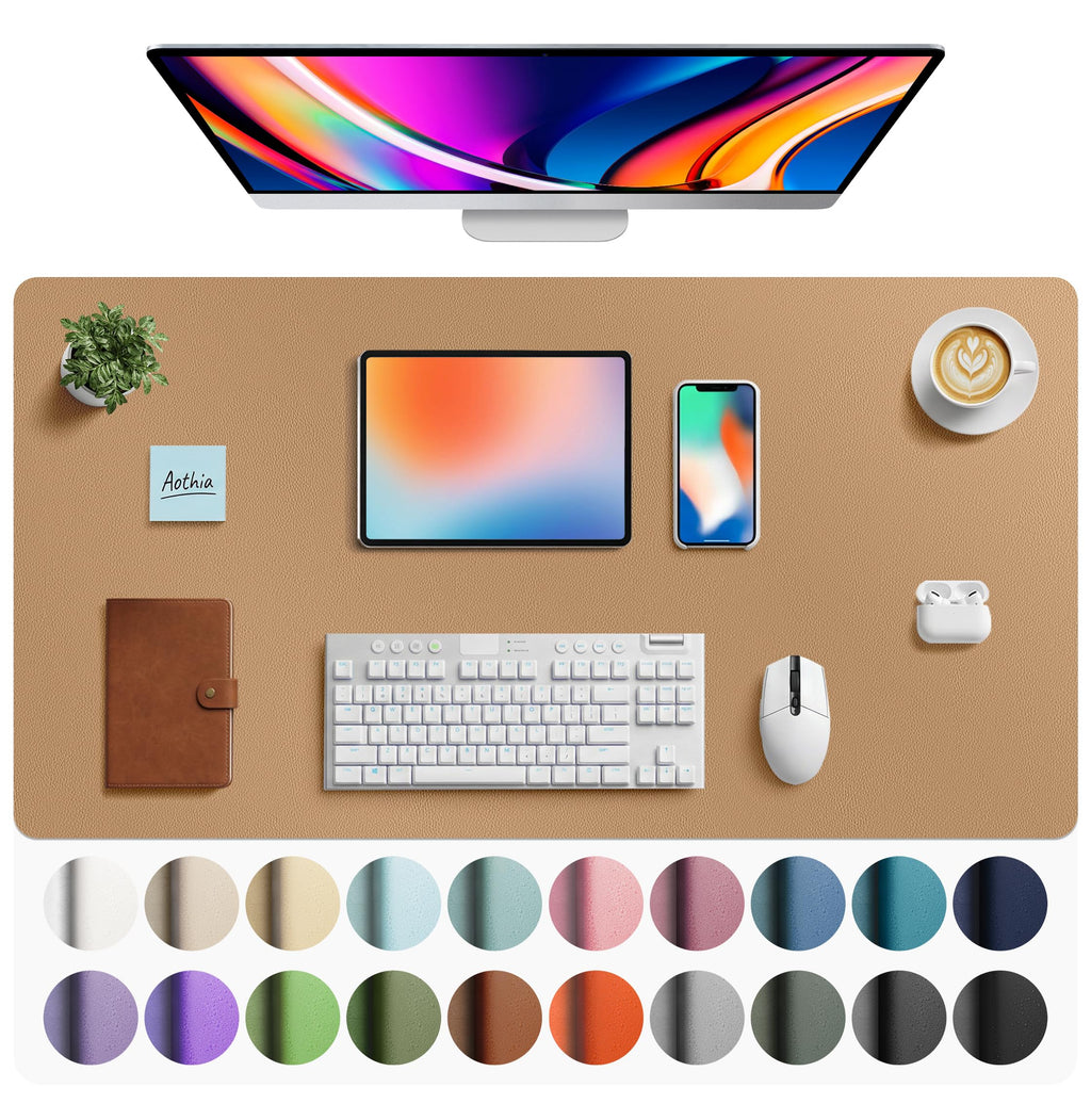 Non-Slip PU Leather Desk Mat