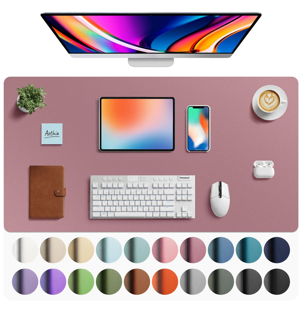 Non-Slip PU Leather Desk Mat