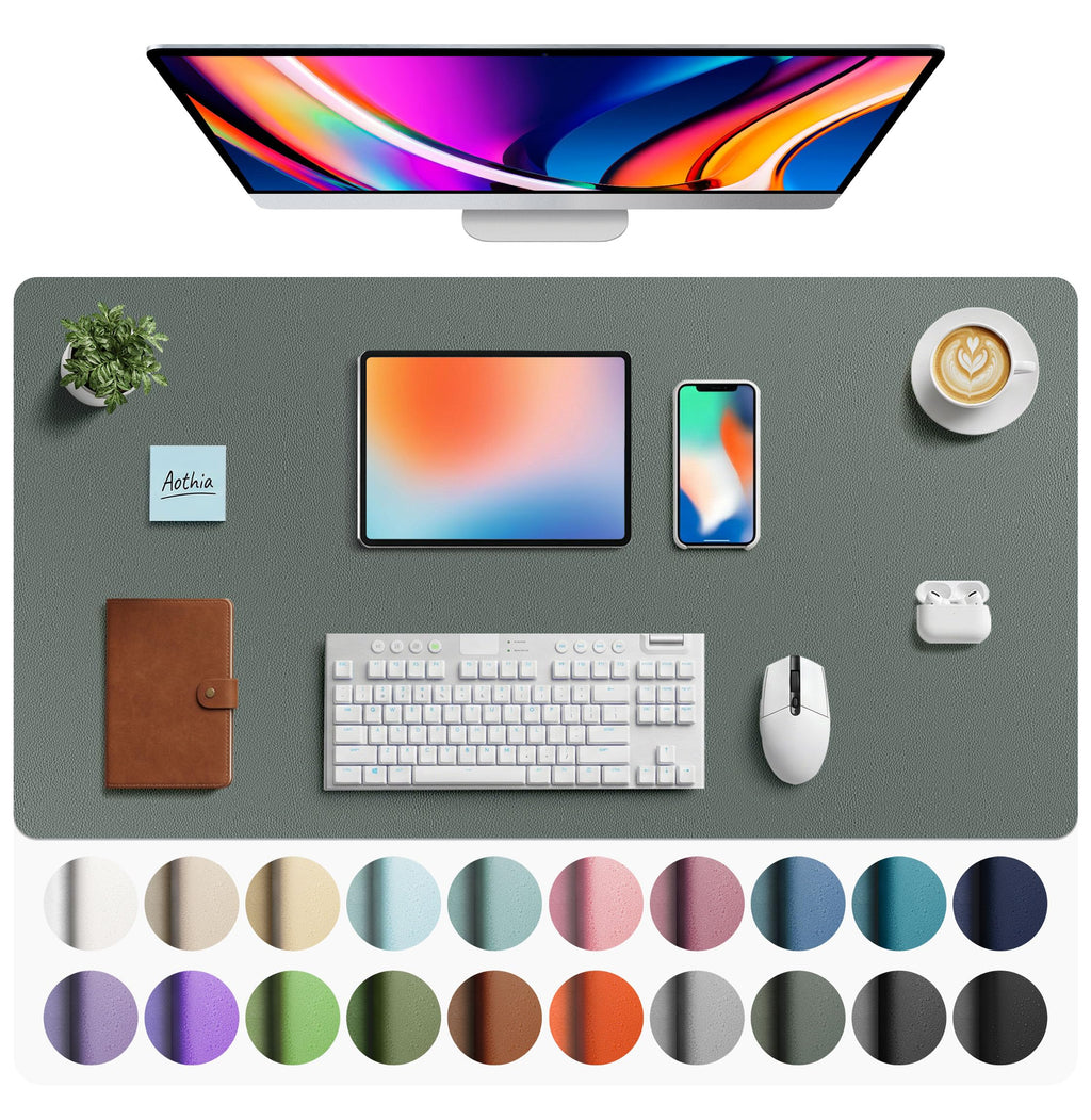 Non-Slip PU Leather Desk Mat