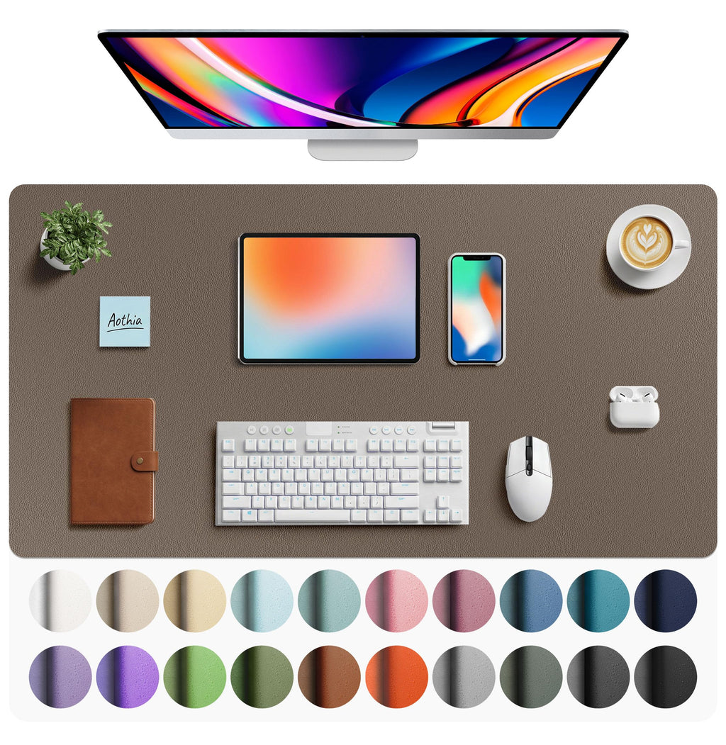 Non-Slip PU Leather Desk Mat