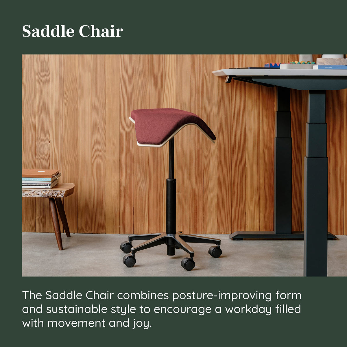 Ergonomic Saddle Chair