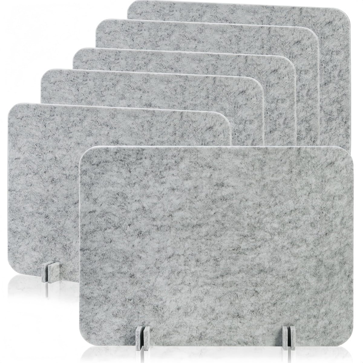 Six-Pack Acoustic Desk Panels