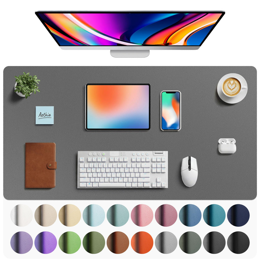 Non-Slip PU Leather Desk Mat