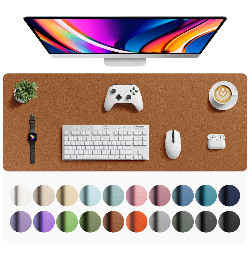 Non-Slip PU Leather Desk Mat